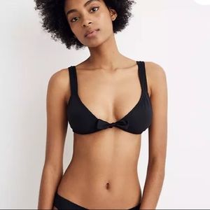 Madewell front tie bikini top